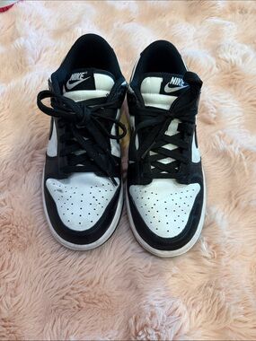 Nike Black & White Dunks Low Top Sneakers